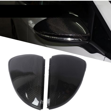 Modification de voiture : boîtiers de rétroviseurs en fibre de carbone pour Golf MK7/MK7.5/GTI/R 13-20 (remplacement). (1/5)