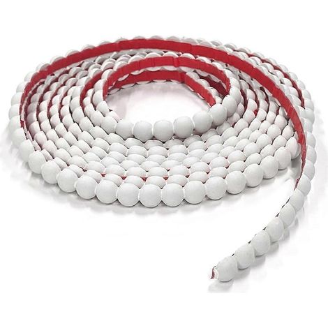 Stück 3 Meter PVC-Perlen-Wandspiegelrahmen-Dekorationsleiste, flache Spitzenborte, französische Schranktür, DIY-weiche Kordel (1/5)