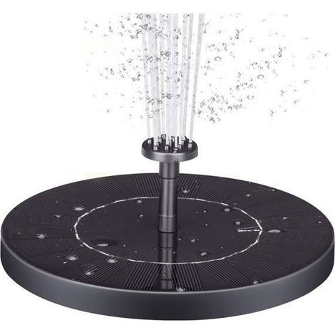 Fontaine solaire, fontaine à énergie solaire, fontaine/pompe à eau/pompe à eau noire (1/5)