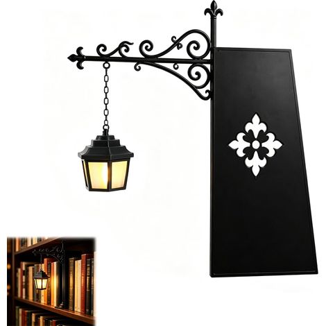 Mini lampe bibliothèque LED vintage, Book Nook suspendu, éclairage décoratif pour bibliothèque, coin lecture et maison (1/5)