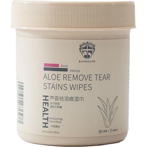 Wet Wipes - Pet Cleaning - 20 ml Per Wipe - Round Non Woven Format - For Cats Dogs And Small Animals - Pack Of 100 (1/5)