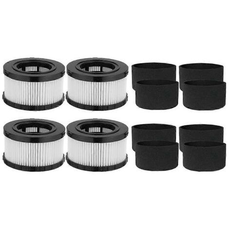 BARKBUSTERS Lot de 4 filtres HEPA DC5151H pour aspirateurs eau et poussière DEWALT DC5151H, DC515, DCV517 et DCV517B, avec 8 manchons filtrants en mousse. (1/5)