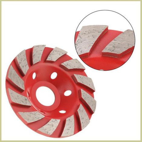 1 Tasse de Meule Diamantée, Meule de Béton en Pierre Céramique de 100 Mm pour une Précision de Meulage Efficace (1/4)