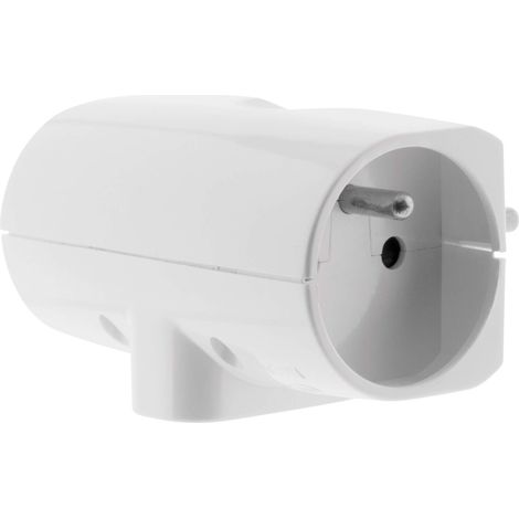Multiprise 2P 6A + 2P+T 16A - Blanc (1/5)