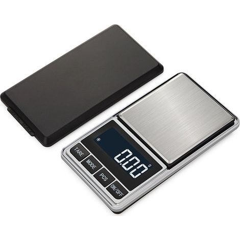 Balance Digitale De PréCision à Grammes 200g X 0.01g Mini Balance De Poche Balance éLectronique Portable Balance Pour Bijoux ArrêT Automatique De La Tare Affichage RéTro-éClairé(Pile Incluse) (1/5)