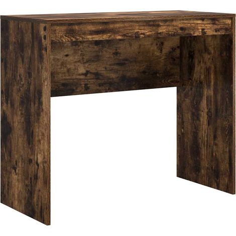Maison Exclusive - Schreibtisch Geräucherte Eiche 90 x 40 x 76 cm