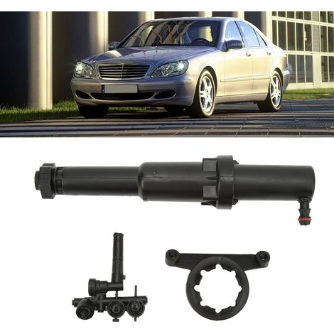 Rechte vordere Scheinwerferwaschdüse mit Sprühkopf 2208601347 2208601647 Kompatibel mit Mercedes-Benz W220 S430 S500 S600 S55 AMG (1/5)