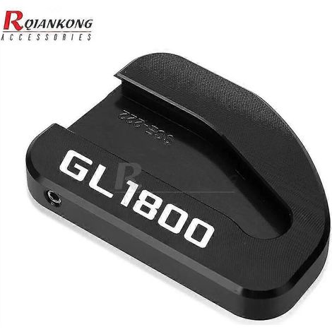Seitenständer-Verlängerungsplatte für Honda Goldwing 1800 GL1800 F6B (2002–2017, 2015) – Schwarz