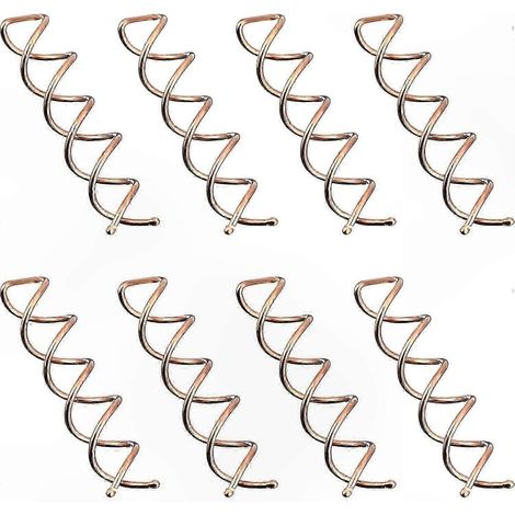 Roségoldene, gedrehte Haarnadeln, Set mit 20 DIY-Dutt-Haaraccessoires, elegante Clips und Nadeln für Damen. (1/5)