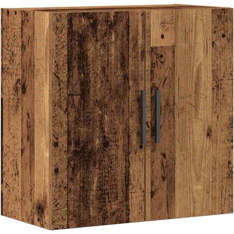 Maison Exclusive - Armario de Pared Madera envejecida 60 x 31,5 x