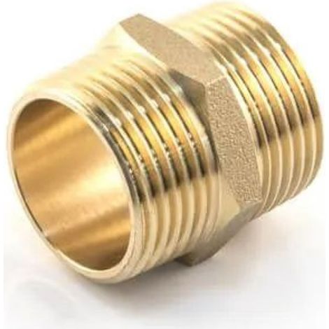 Flowflex Brass Hex Nipple 1"