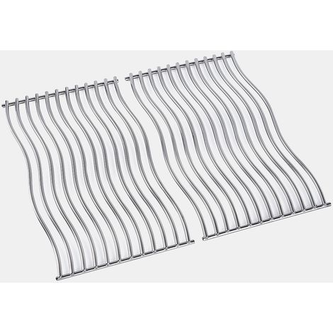 Lot de 2 Grilles en inox pour barbecue Napoleon Rogue 365
