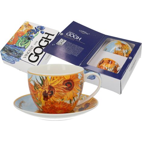 Taza y platillo - V. van Gogh, Girasoles (carmani) (1/3)