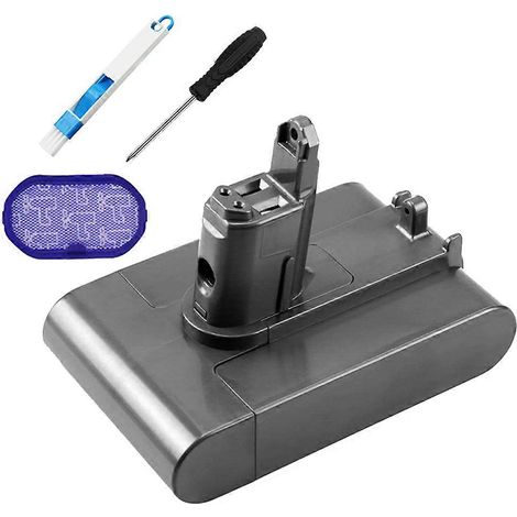 Ersatz-Akkuadapter (22,2 V Li-Ion) für DC34 + Filterset für die Staubsauger DC35, DC45, DC31, DC34, DC44 und DC31/DC35 Animal (1/5)