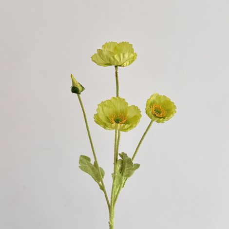 Fleurs artificielles d’orchidée haut de gamme – 10 tiges réalistes en soie verte, idéales pour décoration de mariage, intérieur et compositions florales durables