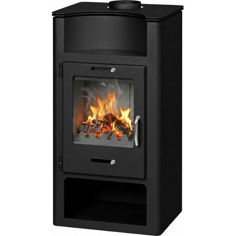 Victoria Kaminofen Elegance Schwarz mit 9,57 kW (1/4)