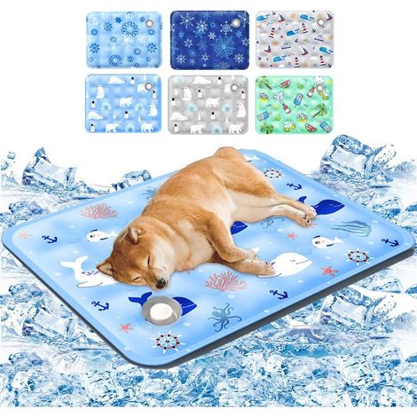 Tapis rafraîchissant pour animaux (30 x 40 cm) - Tapis de refroidissement par injection d'eau - Tapis de couchage rafraîchissants, tapis auto-rafraîchissants pour chiens et chats, pour une utilisation (1/5)