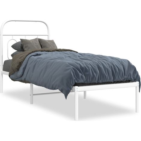 Maison Exclusive - Estructura cama sin colchón con cabecero metal (1/5)
