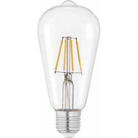 LAMPADINA PER CATENARIA LED FILAMENTO ST64 4W PERA E27 360LM 2700K LUCE CALDA