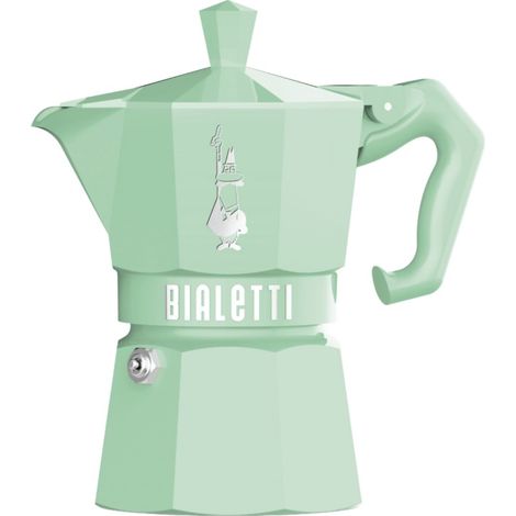 Caffettiera italiana da 3 tazze verde pastello - 0009057 - Bialetti