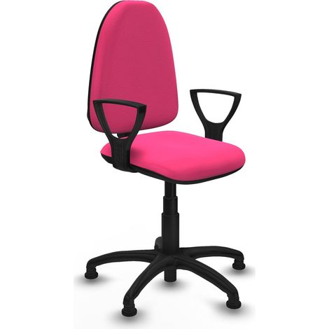 Piqueras y Crespo BFN01RT Silla de oficina rosa cómoda (1/3)