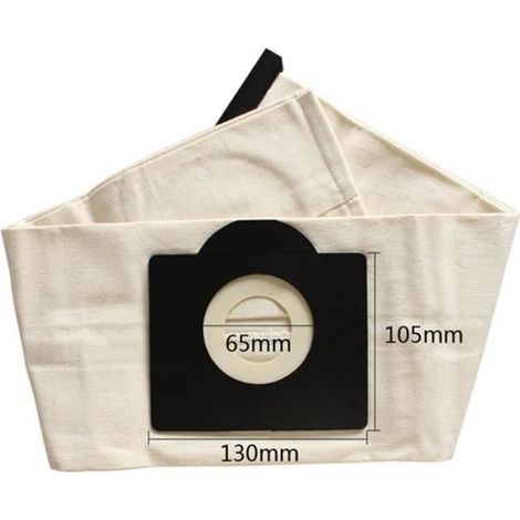 Sac à poussière lavable pour aspirateur Rowenta ZR814 Karcher HR6675 (1/3)
