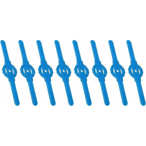 Lames en Plastique De Rechange pour Coupe-Bordures 8 Pcs Coupe-Bordure en Plastique Tondeuse À Gazon en Plastique Lames, Lames De Grass Trimmer Brush Cutter Lames De Grass-LIAIKI (1/5)