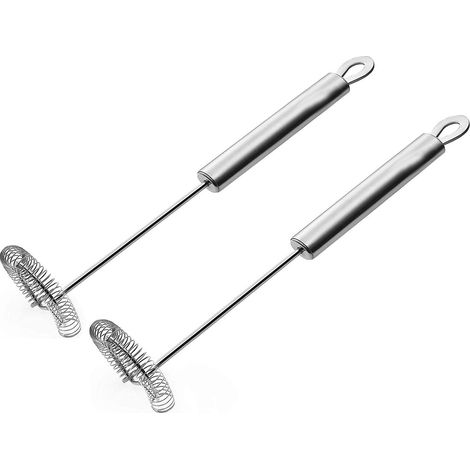 batidor en espiral, acero inoxidable 18/10, resistente al calor hasta 260 °C, apto para lavavajillas, para cocina. (1/5)