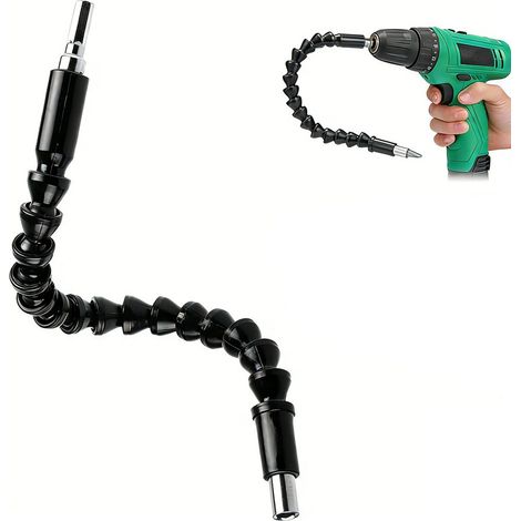 Mandrin de perceuse, mandrin d'extension, arbres flexibles, câble d'extension de perceuse flexible, mandrin, accessoires d'arbre flexible pour grande meuleuse électrique (1/5)