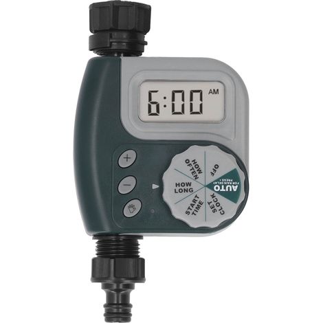 Minuteur d'arrosage automatique programmable et facile à utiliser, conforme aux normes américaines, pour jardin, pelouse et piscine. (1/5)