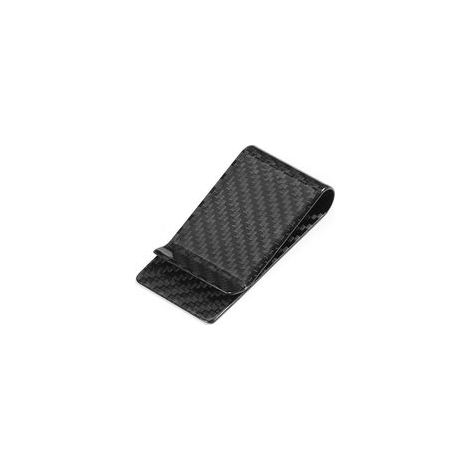 Visera universal de fibra de carbono para coche, cartera elegante, tarjetero y portabilletes, clip para billetes