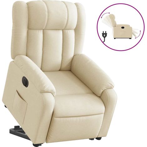 Maison Exclusive - Relaxsessel mit Aufstehhilfe Elektrisch Creme