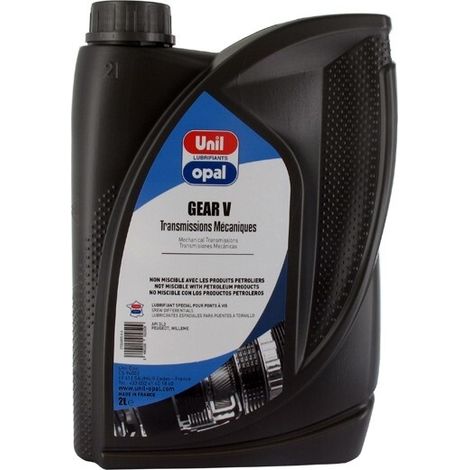 Aceite de ricino para transmisión de engranajes de bronce. Tornillo sin fin. 2l.