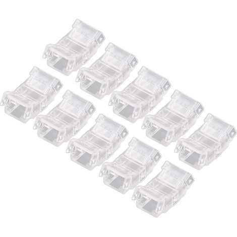 COB LED Strip Connectors 8mm Solderless Connector Easy to