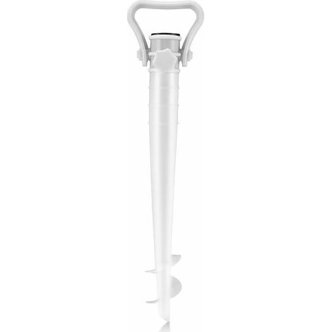 Support de Parasol pour Plage Sable ou Terre Pieds de Parasols, Pieds de Parasol de Plage à hélice à Visser dans Le Sable,Douille de Sol à Visser (1/4)