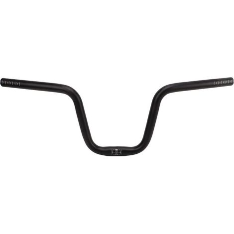 Guidon VTT 25,4mm 580mm extra-long en alliage d'aluminium, barre relevée 160mm de hauteur pour vélo pliant route (1/5)