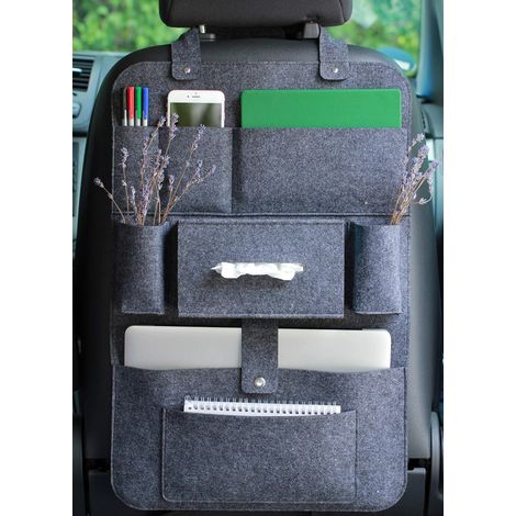 Für den Innenraum von Autositzen, Organizer für Wohnmobil-Zubehör, 62 x 41 cm – Dunkelgrau