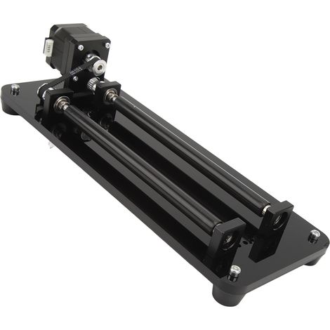 Module de gravure rotatif à 3 vitesses, axe Y 360°, rouleau pour objets cylindriques, graveur laser précis, compatible machine CNC. (1/5)