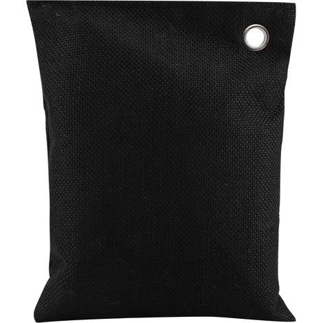 Sac purificateur d'air 8 couleurs au charbon actif et bambou, désodorisant pour voiture, noir (1/5)