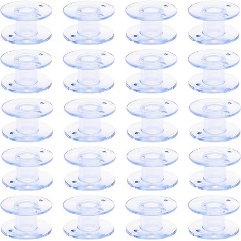 20 bobines de fil de 11,3 mm pour machines à coudre Brother et autres machines à coudre domestiques. Références