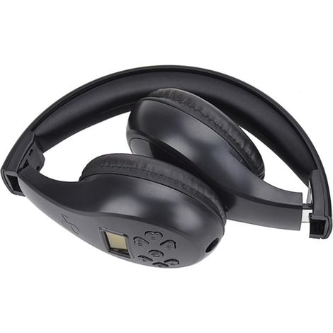 Casque radio FM sans fil POPETPOP avec intégrée, noir (1/5)