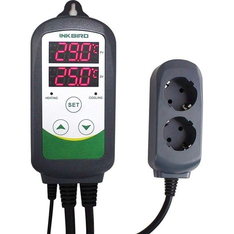 TrAdE Shop Traesio - Termoregolatore Digitale Termostato Controllo Temperatura Per Serra Itc-308 220v - (1/5)
