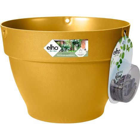 elho® Vibia campana Pflanzenampel Honiggelb Ø 26 cm - Kunststoff (1/5)