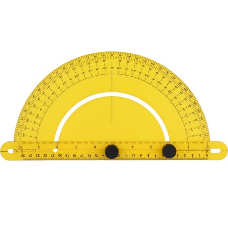 Semicircular Universal Angle Ruler Woodworking Multifunctional Plastic Angle Ruler