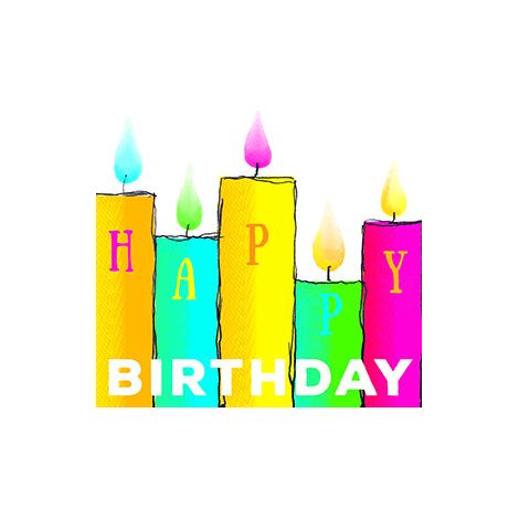 Servietten Happy Birthday Kerzen 33 x 33 cm 20 Stück Servietten