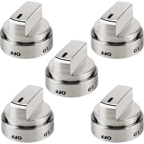 Lot de 5 boutons de rechange pour cuisinière à gaz LG LRG3036ST, LRG3095ST, LRG3091ST, LRG3093ST, LRG3035ST, LDG3036ST. Garantie : 3 ans. (1/4)