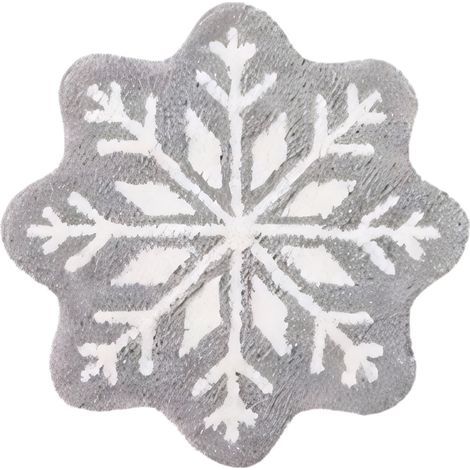 Tapis de sol. moquettes. antidérapants. lavables. paillassons. à motifs de flocons de neige. thème de Noël. adaptés à une utilisation intérieure et extérieure. au quotidien comme pour les fêtes (1/5)