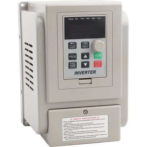 VFD Variateur de Fréquence 220V 4KW, Contrôleur de Vitesse à Variateur de Fréquence VFD Monophasé Triphasé pour Moteur 220V, Convertisseur de fréquence Bonnes, Performances Anti-Déclenchement-VSIAISV (1/5)