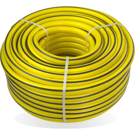 Gartenschlauch Grau 3/4 Zoll 50 m 5-lagig verstärkt knickfest "Premium" (1/5)