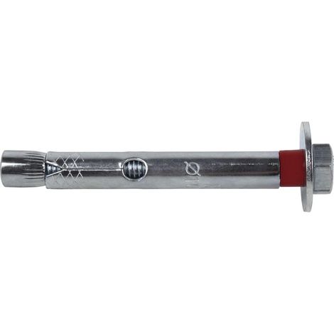 Pack 100 unidades anclaje metálico tornillo hexagonal 6/8x45